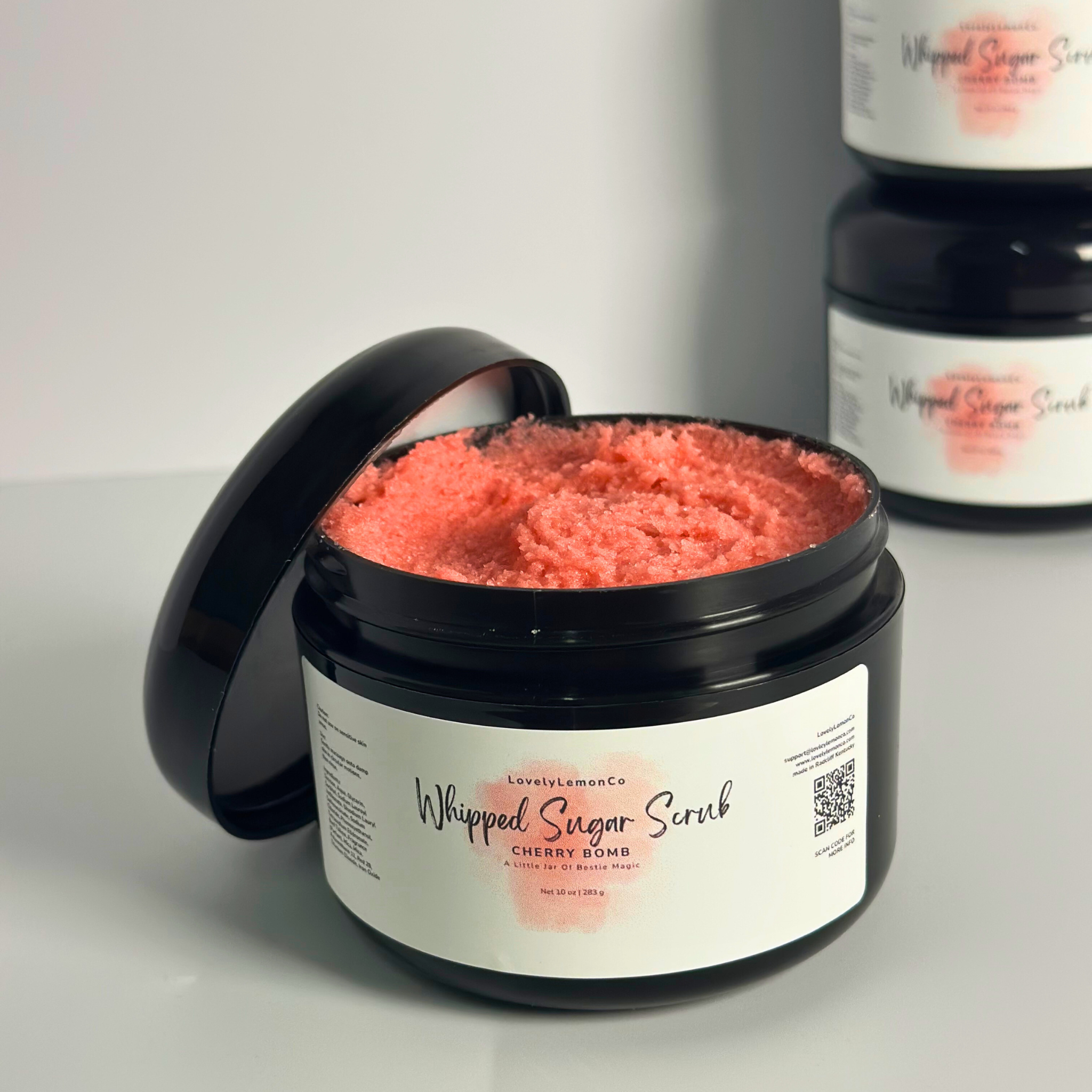 Whipped Sugar Scrub- Cherry Bomb