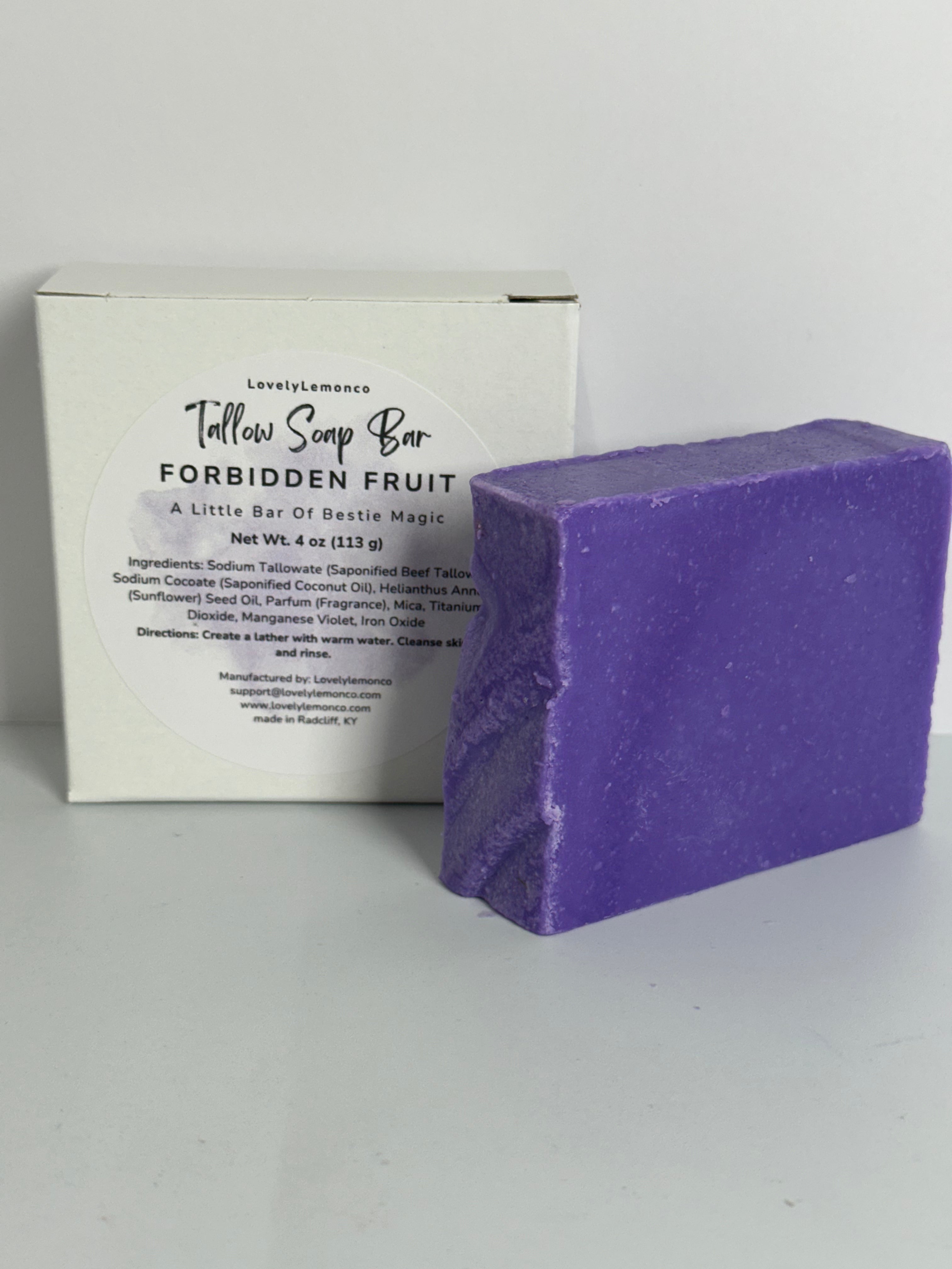 Forbidden Fruit Tallow Soap Bar