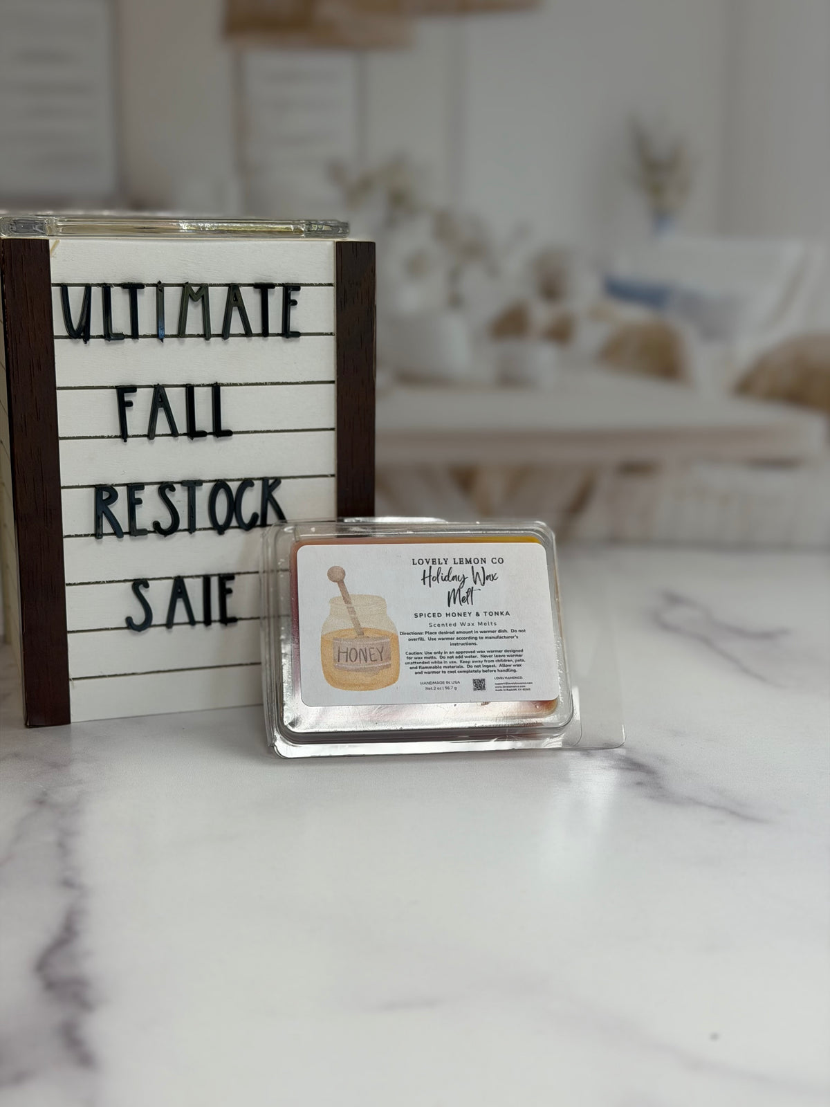 Spiced Honey & Tonka Wax Melt