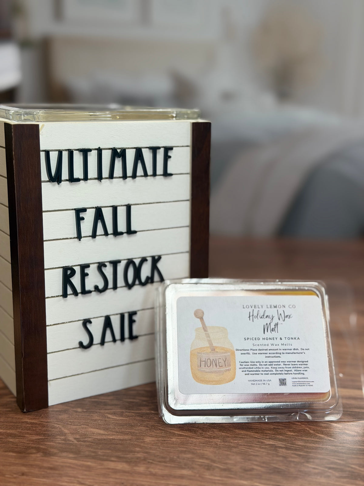 Spiced Honey & Tonka Wax Melt