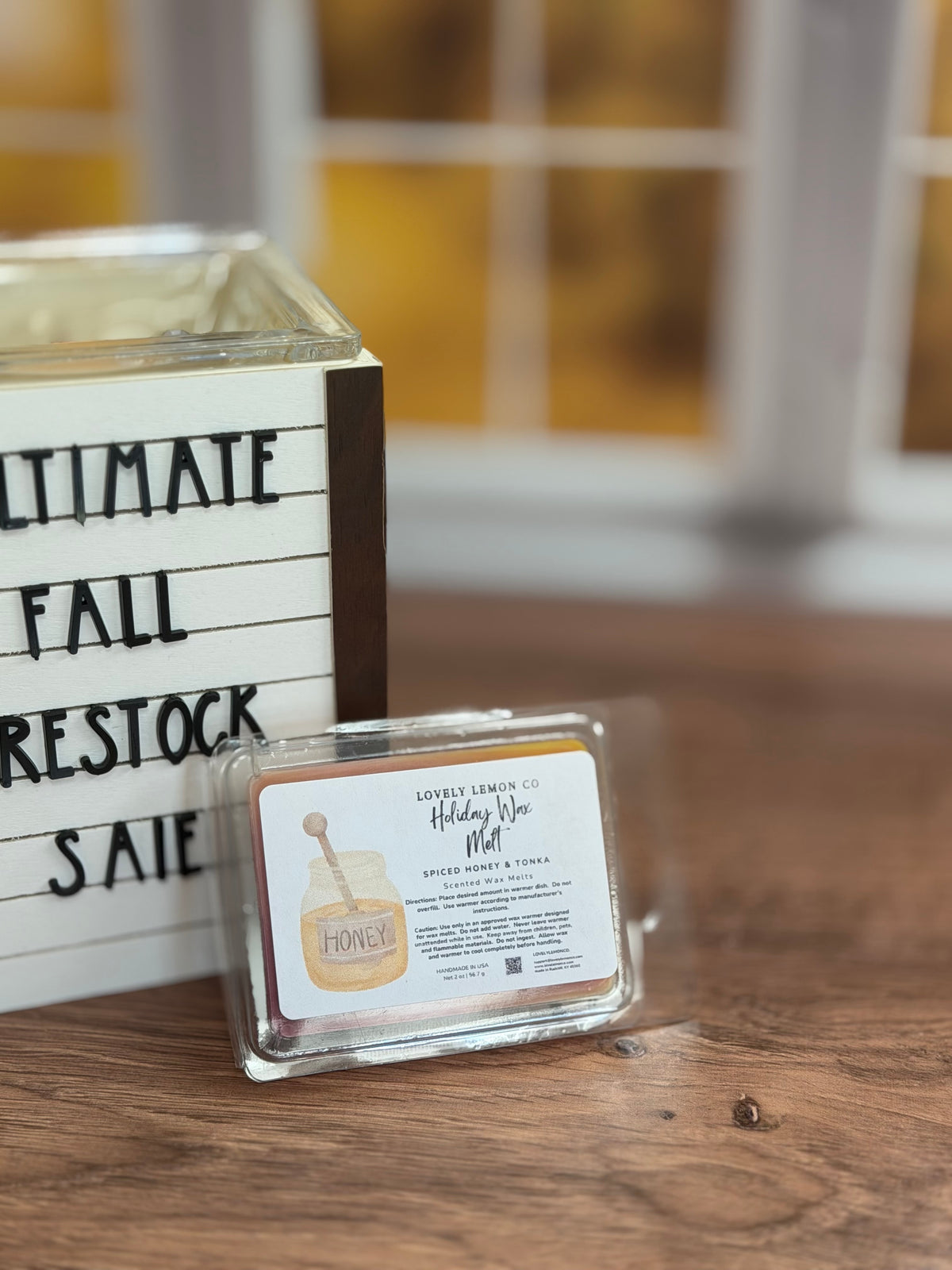 Spiced Honey & Tonka Wax Melt