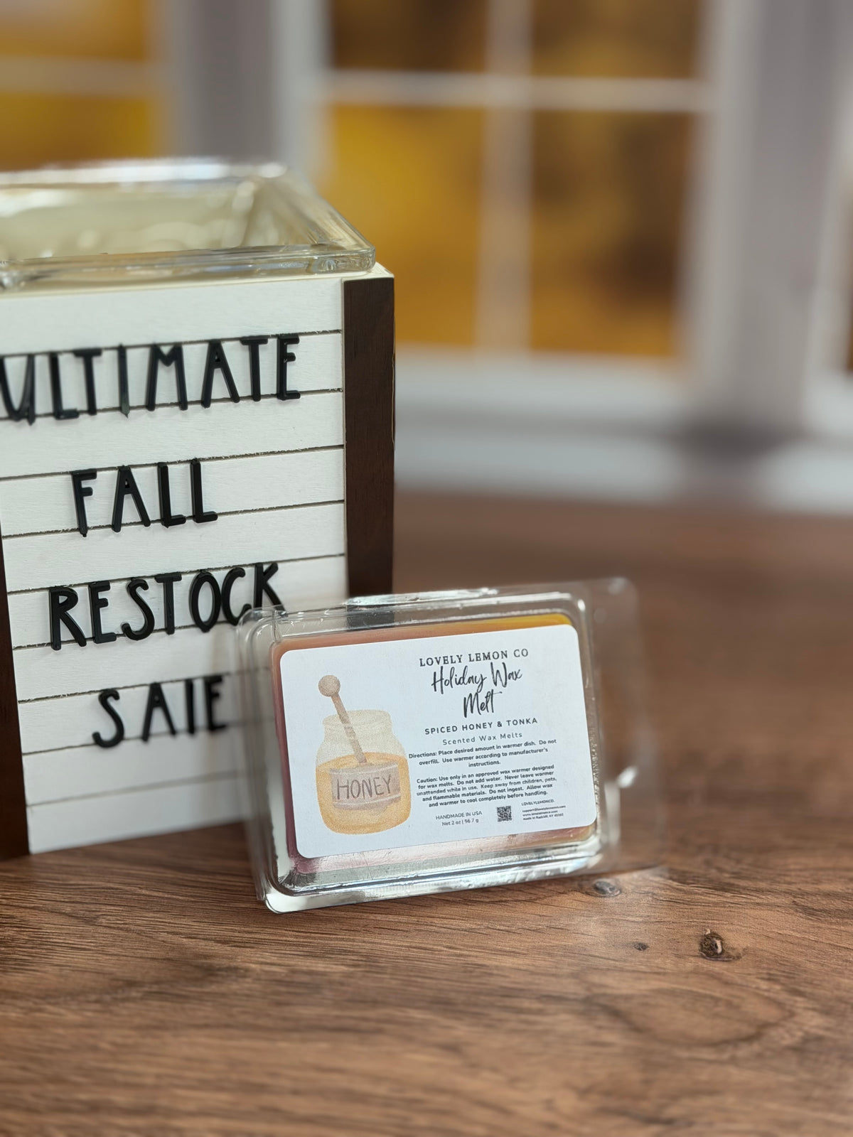 Spiced Honey & Tonka Wax Melt