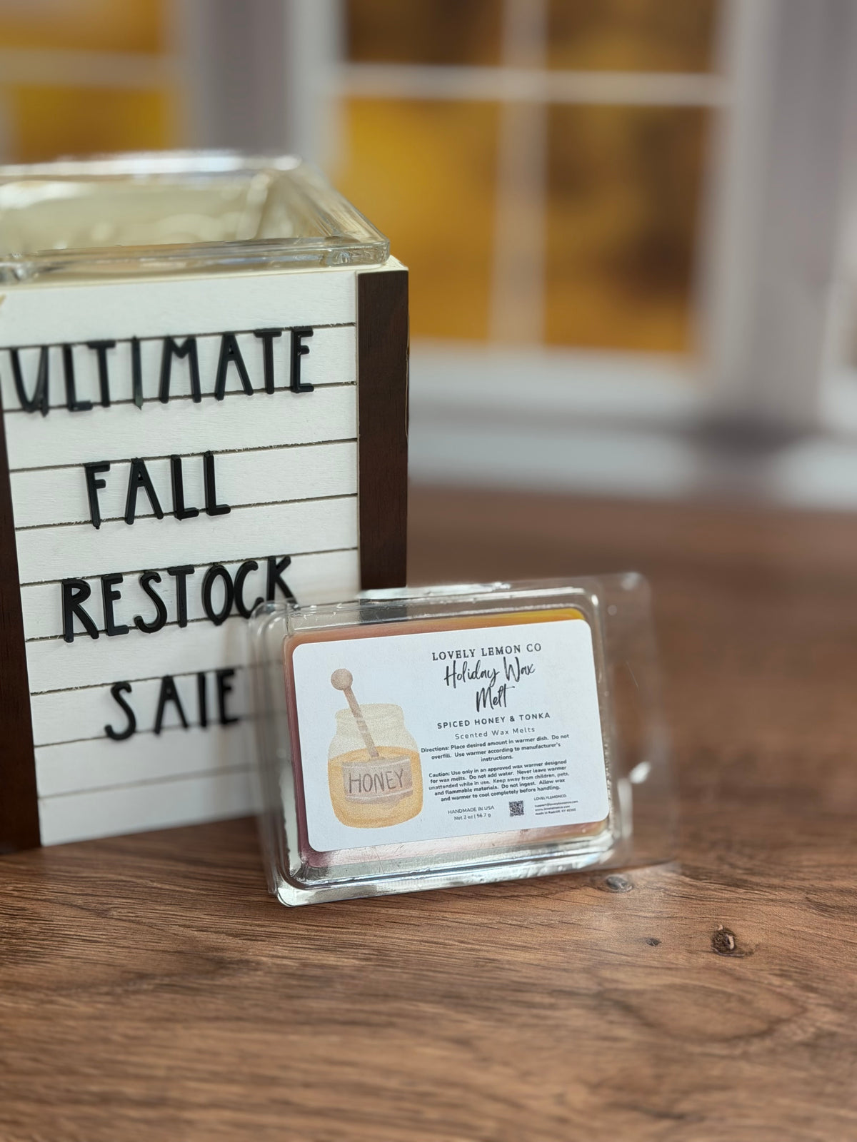 Spiced Honey & Tonka Wax Melt