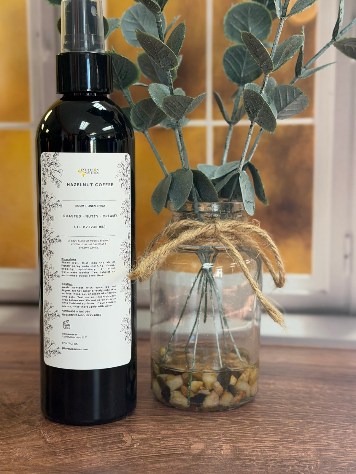 HAZELNUT COFFEE ROOM + LINEN SPRAY