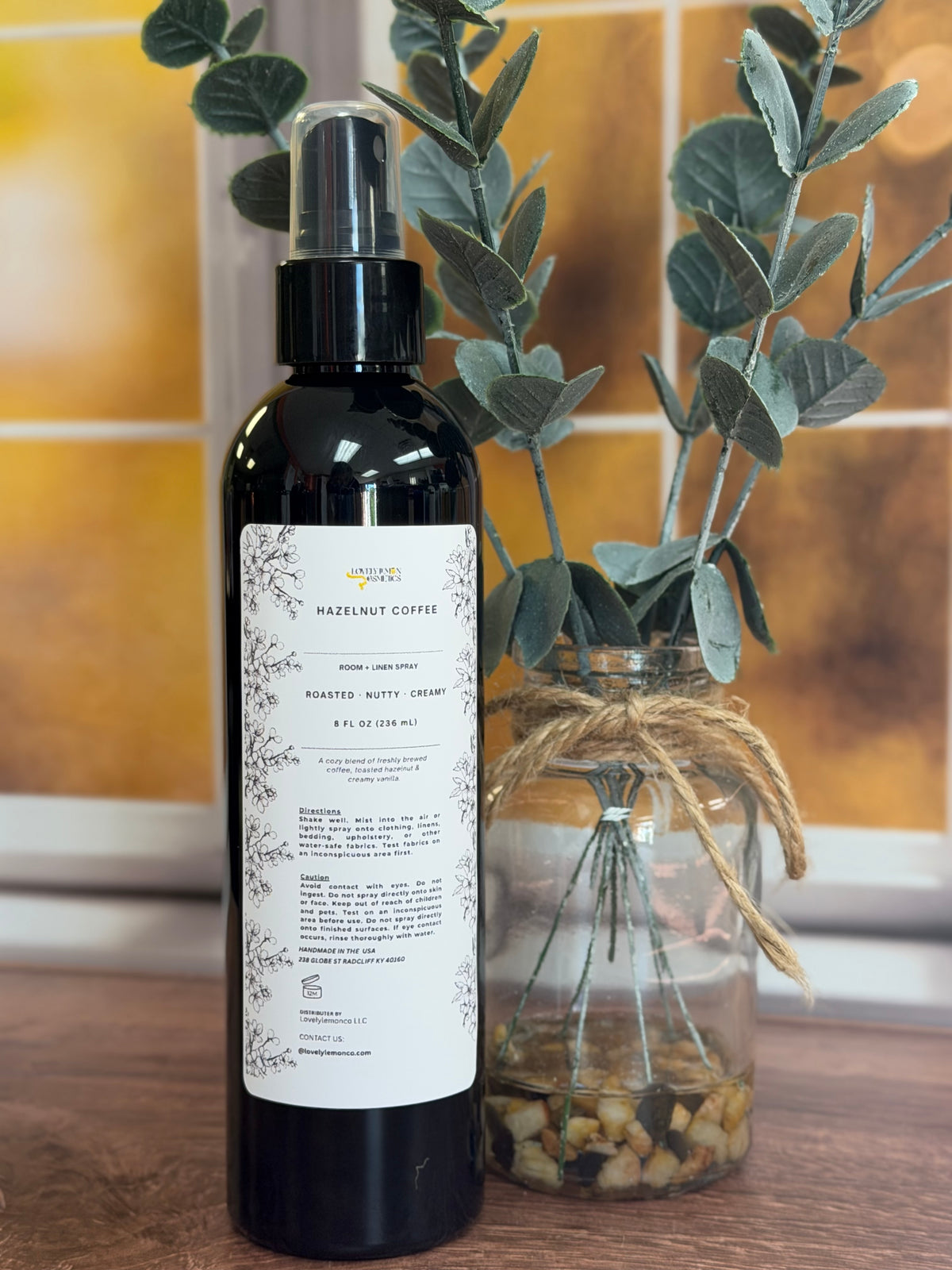 HAZELNUT COFFEE ROOM + LINEN SPRAY