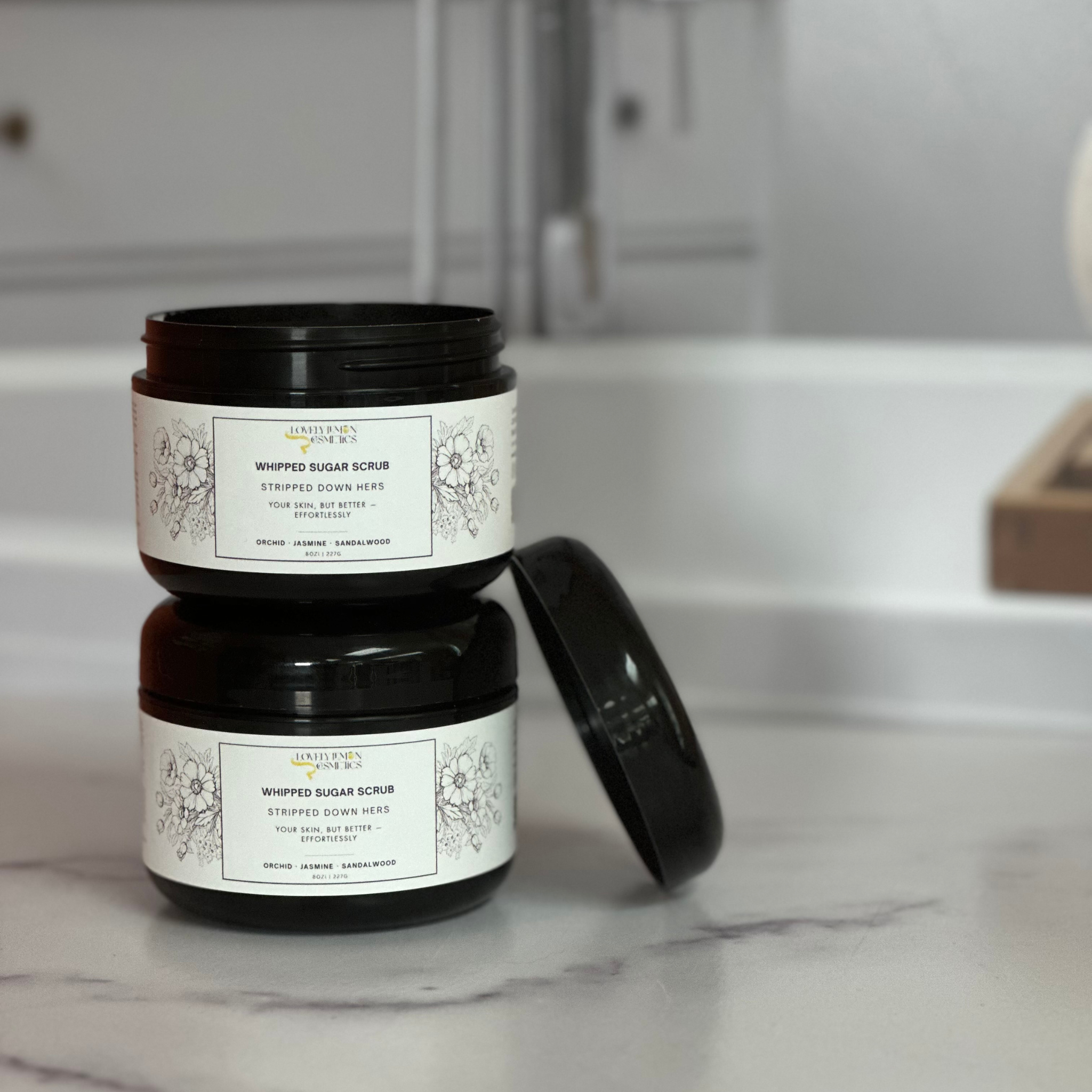 Whipped Sugar Scrub- Stripped Down (Her)