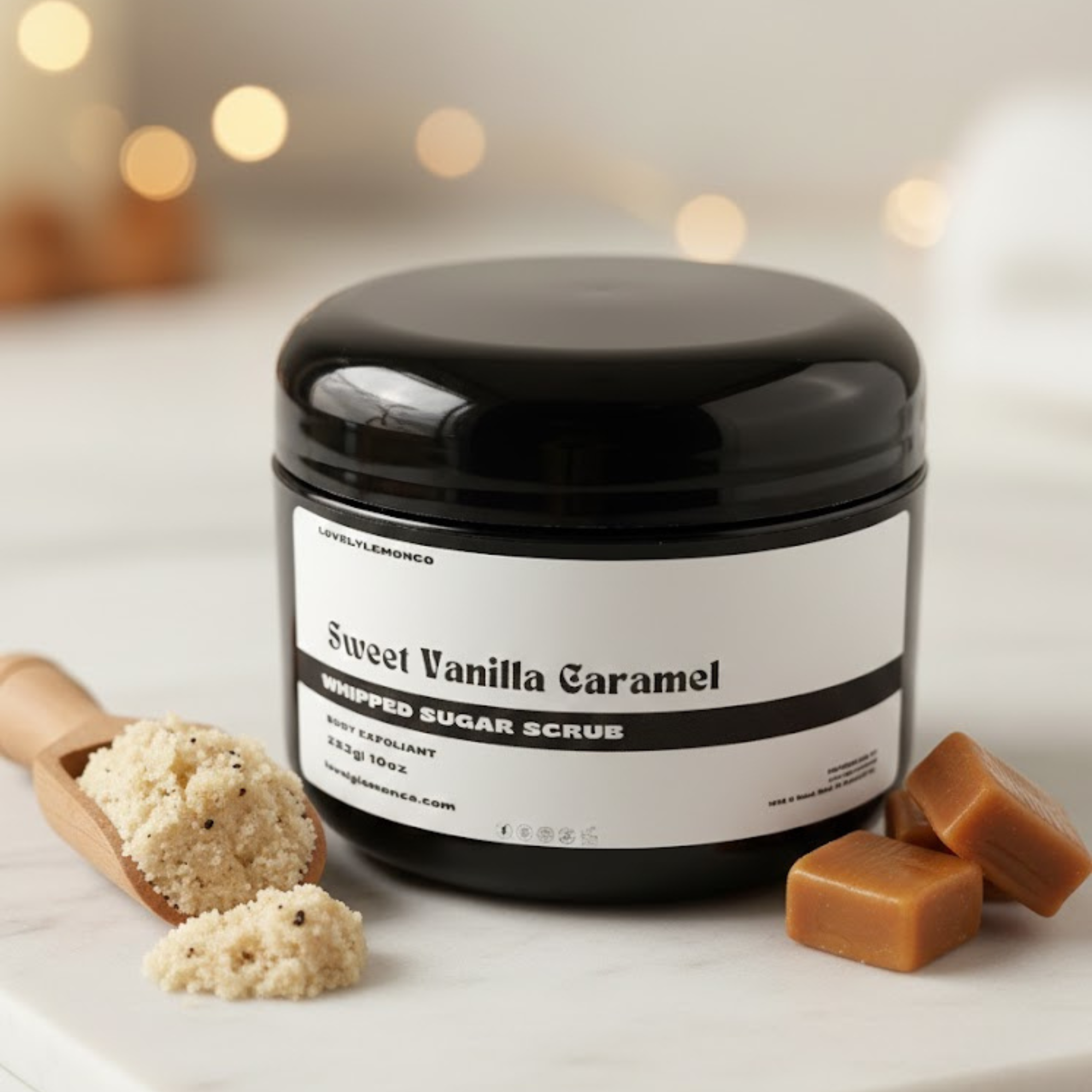Whipped Sugar Scrub- Sweet Vanilla Caramel